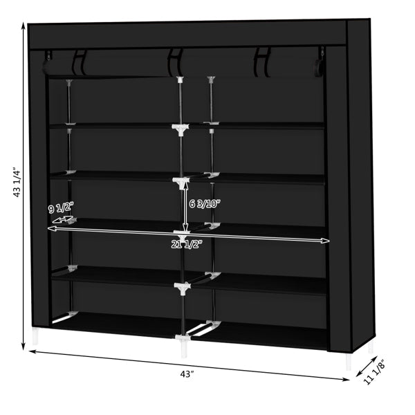 7-layer 14-cell Non-woven Shoe Cabinet