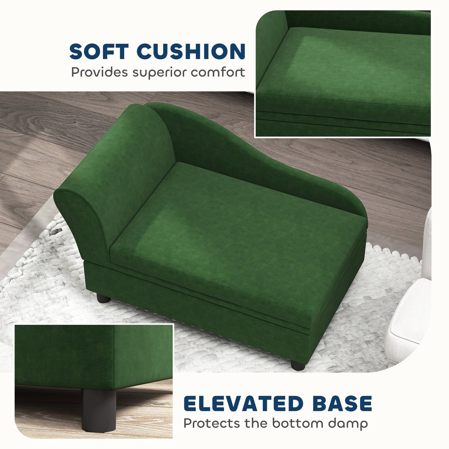 Pet Sofa Bed Couch with Storage