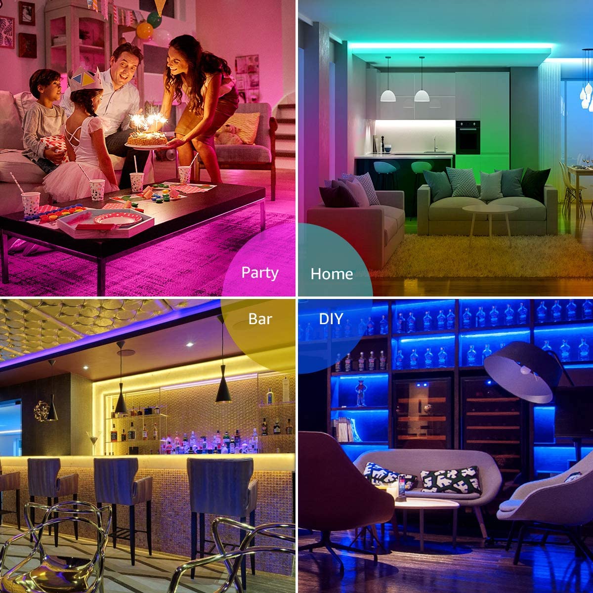 LED Strip Lights -Smart RGB Mood lighting 32.8 ft / 10 meters