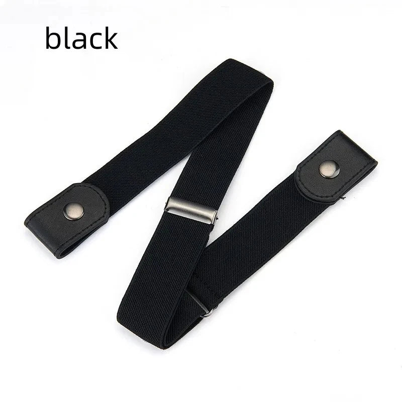 Buckle-Free Invisible Elastic Belt Adjustable Stretch Waist Band for
