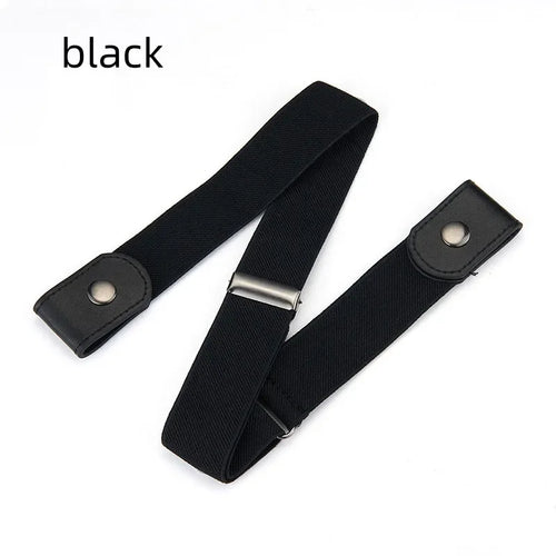 Buckle-Free Invisible Elastic Belt Adjustable Stretch Waist Band for