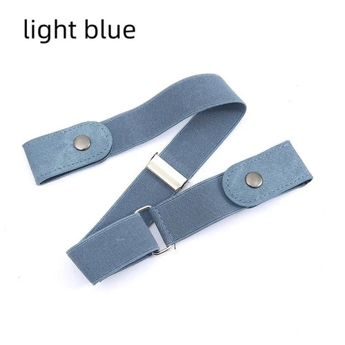 Buckle-Free Invisible Elastic Belt Adjustable Stretch Waist Band for