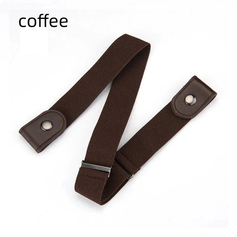 Buckle-Free Invisible Elastic Belt Adjustable Stretch Waist Band for