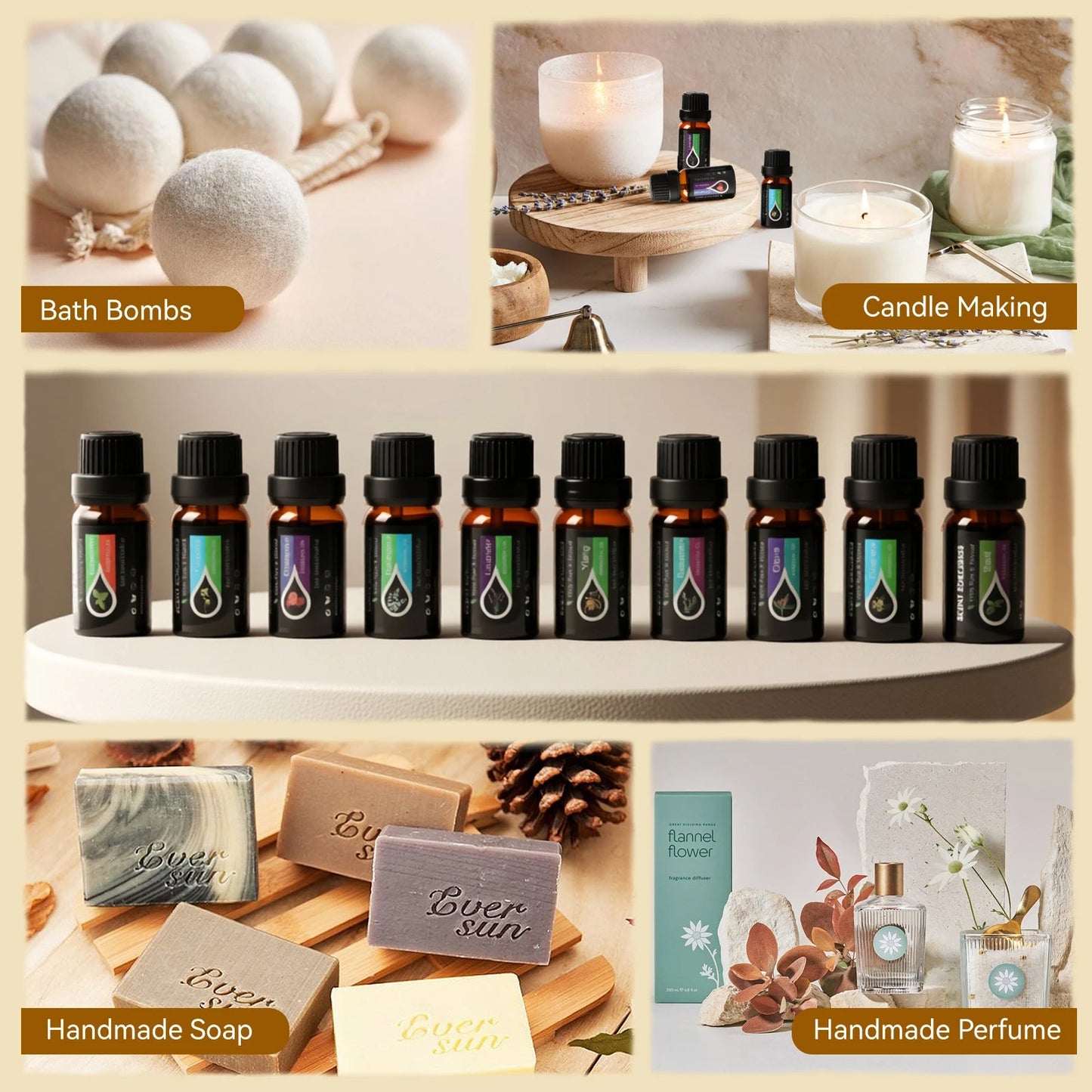 20Pcs/Set Classic Brand Essential Oil Set Lavender Eucalyptus Sweet