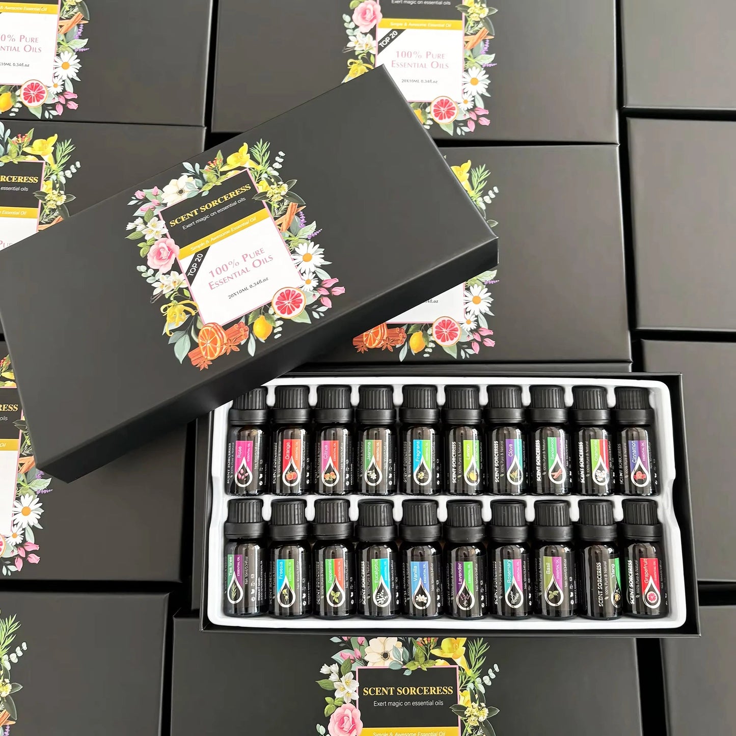 20Pcs/Set Classic Brand Essential Oil Set Lavender Eucalyptus Sweet