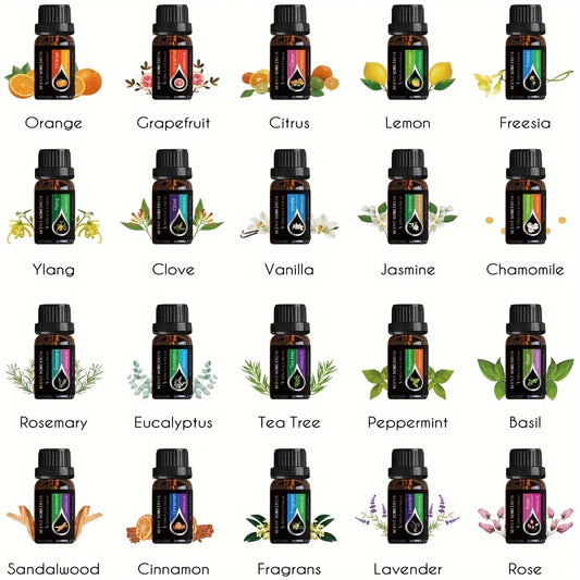 20Pcs/Set Classic Brand Essential Oil Set Lavender Eucalyptus Sweet